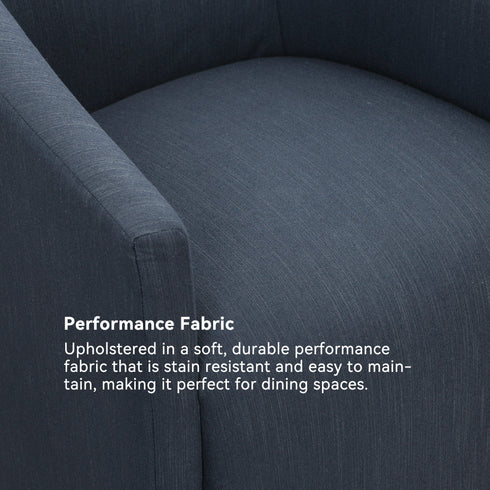 Rafa Performance Dining Chair with Casters